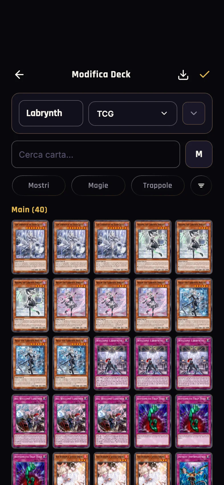 L’éditeur de Deck